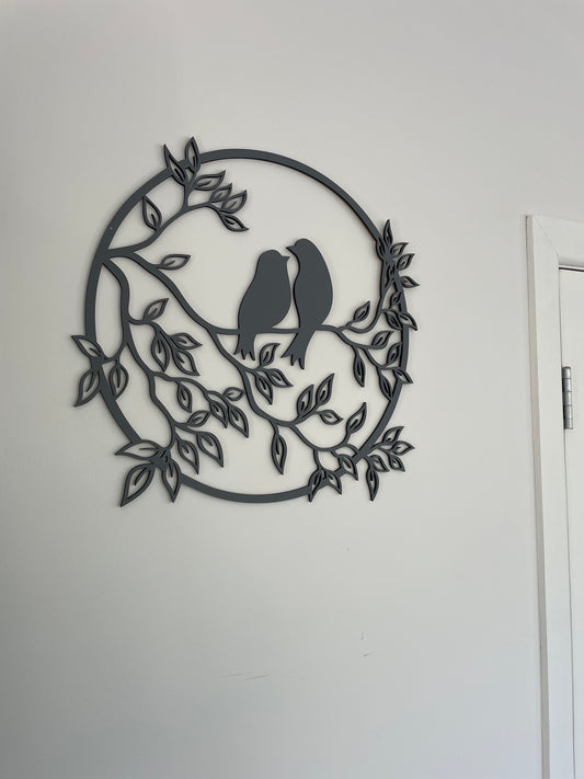 Birds On Branch Wall Art