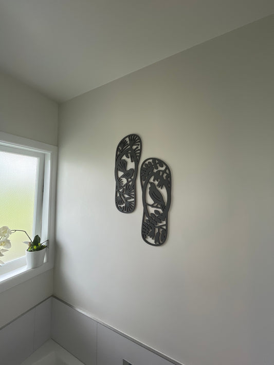 Kiwiana Jandals Wall Art