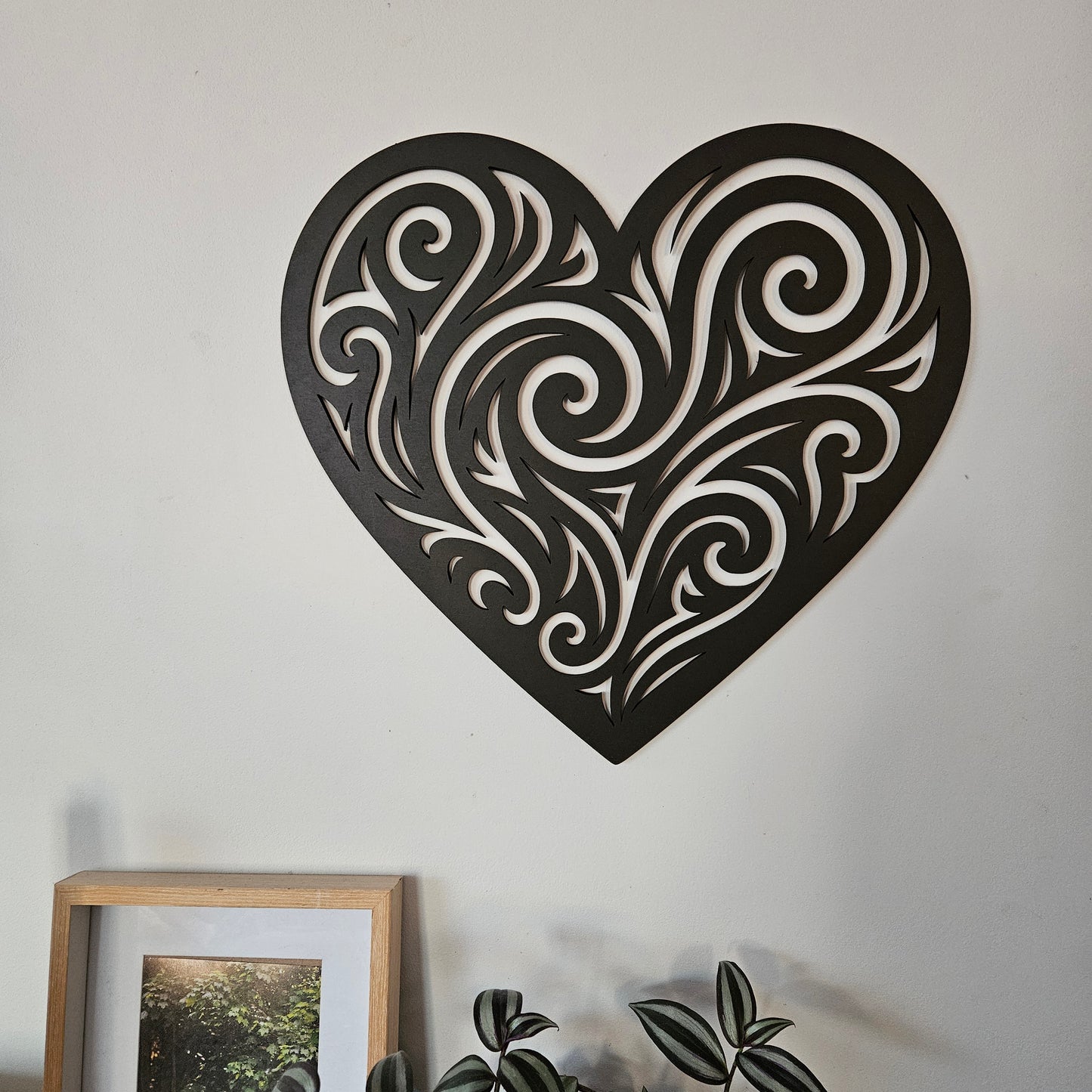 Koru Heart Wall Decor