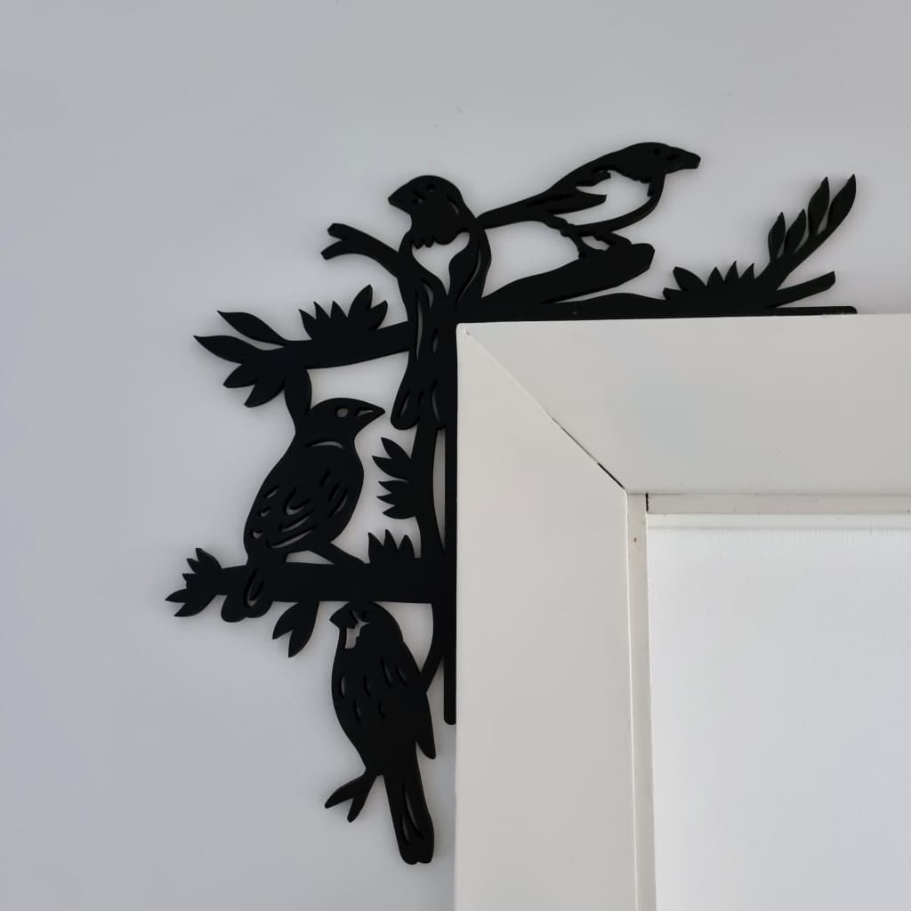 Birds on Branch Door Trim - Door Trim