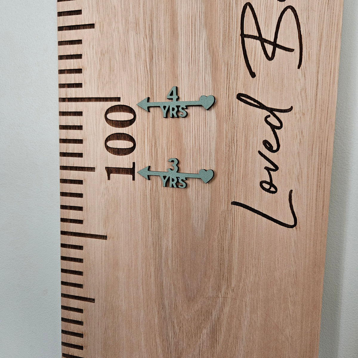 Height Chart Age Markers