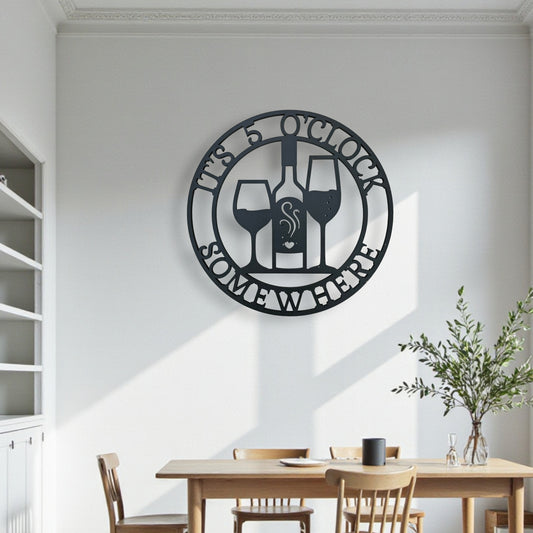 It's 5oclock Somewhere Wall Art Wine