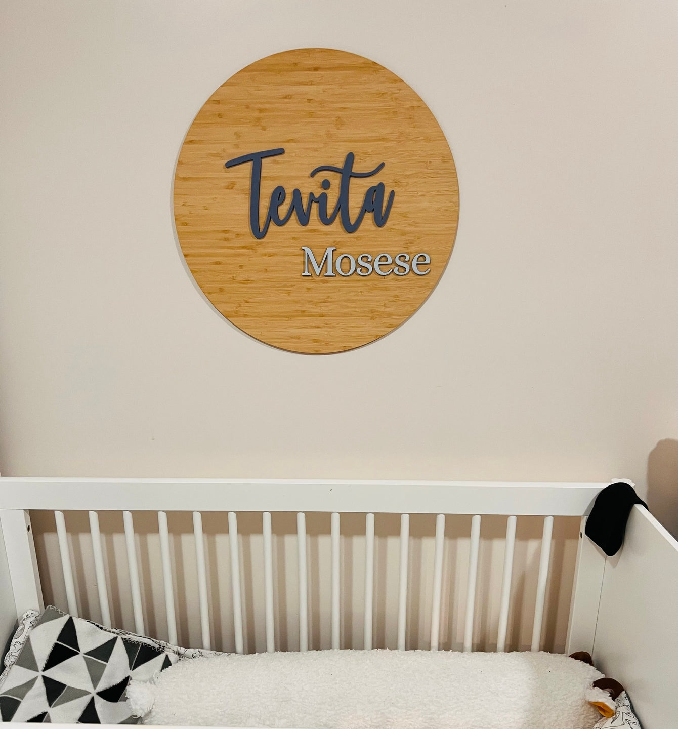 Two Names On Bamboo Circle