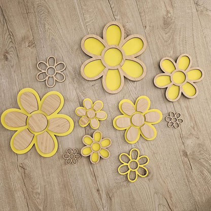 Daisies Bunch - Floral Wall Decor - Craft Shape