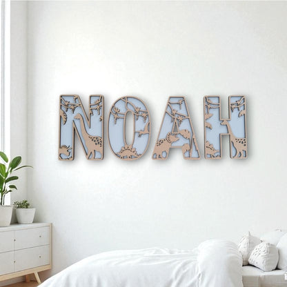 Dinosaur Letters Large