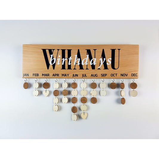 Family Birthday & Celebrations Boards - Whanau Birthdays - General Signs