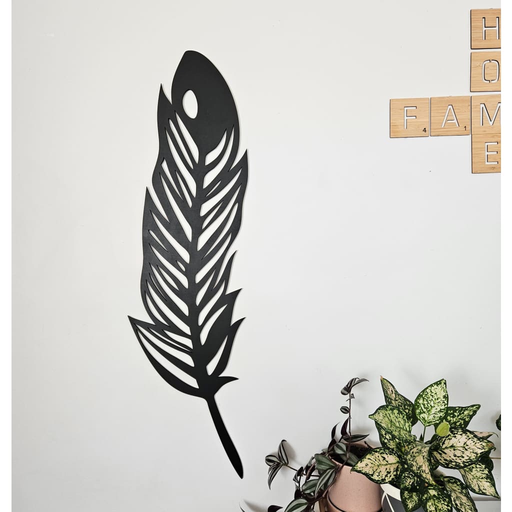 Feather Wall Art - Geometric Animals