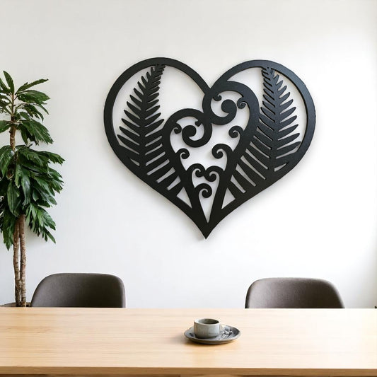 Heart with Fern Wall Decor