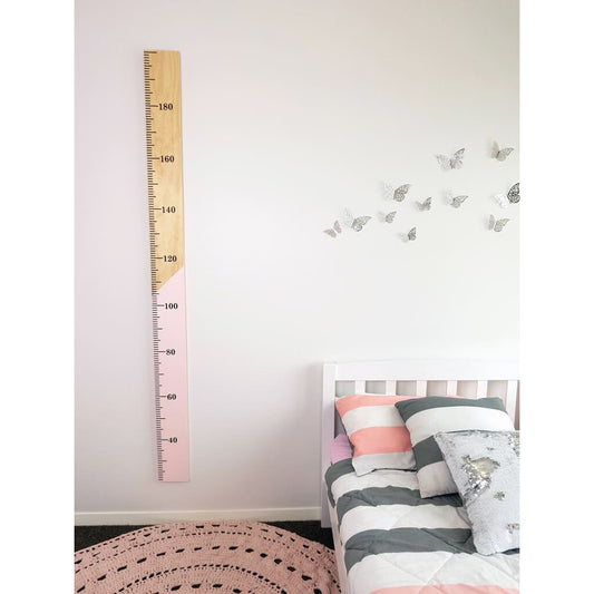 Half n Half Kids Wooden Height Chart - Height Chart