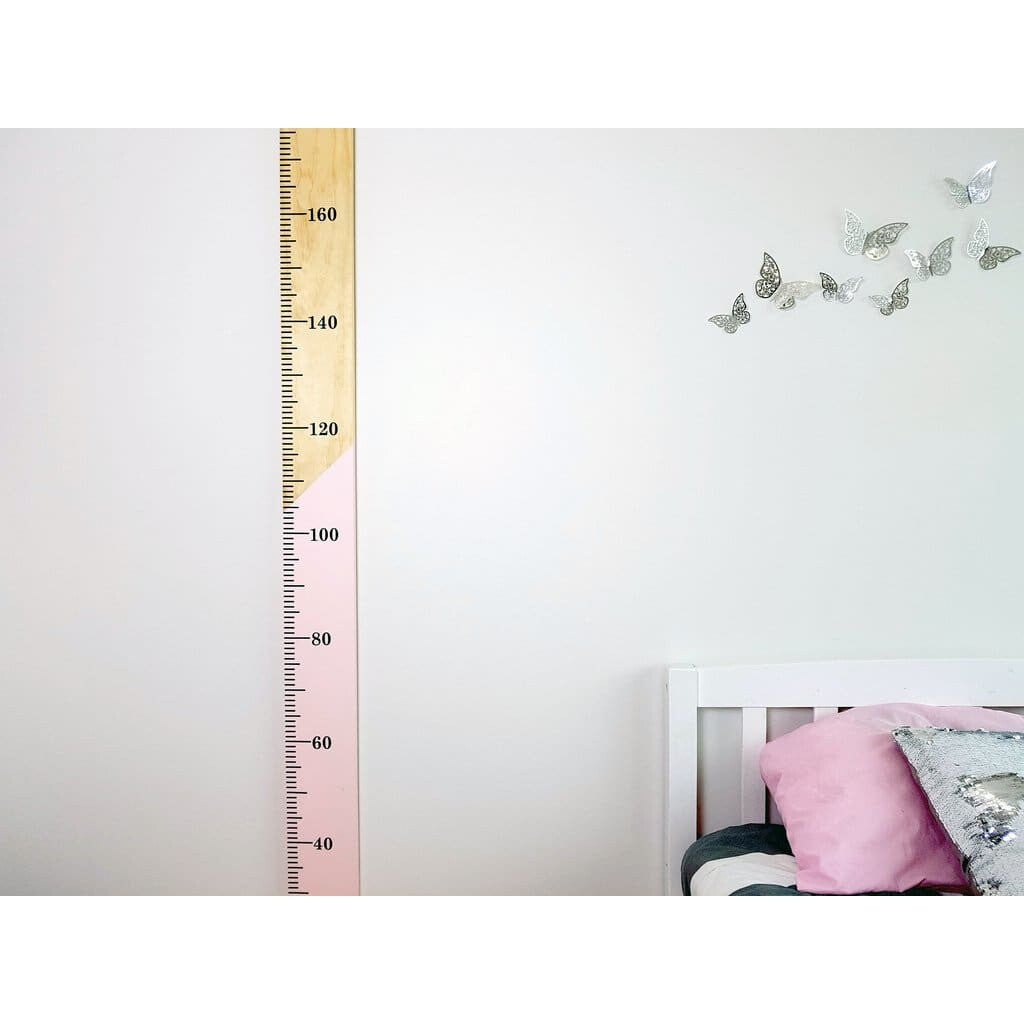 Half n Half Kids Wooden Height Chart - Height Chart