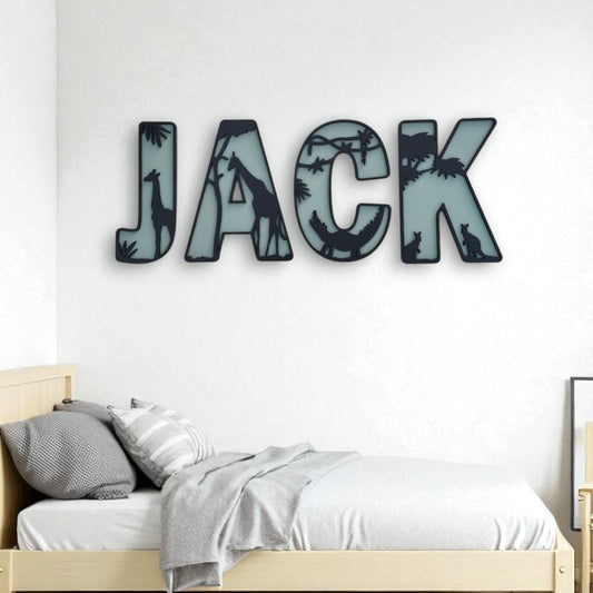 Jungle Letters Large