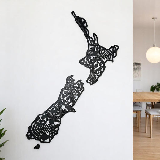 New Zealand Kiwiana Map