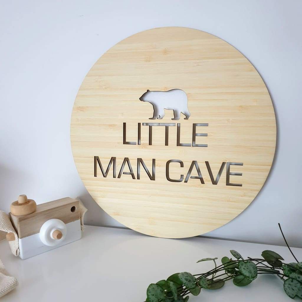Little Man Cave Bamboo - 20cm / Bear - Baby