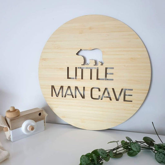 Little Man Cave Bamboo - 20cm / Bear - Baby