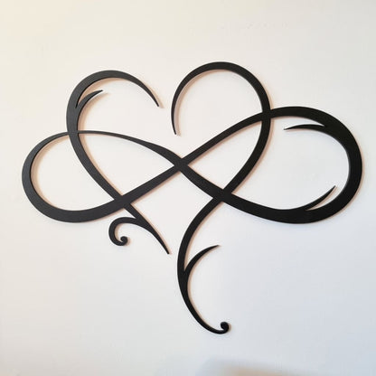 Love Heart Infinity Wall Art - Geometric Animals