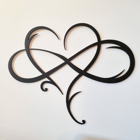Love Heart Infinity Wall Art - Geometric Animals
