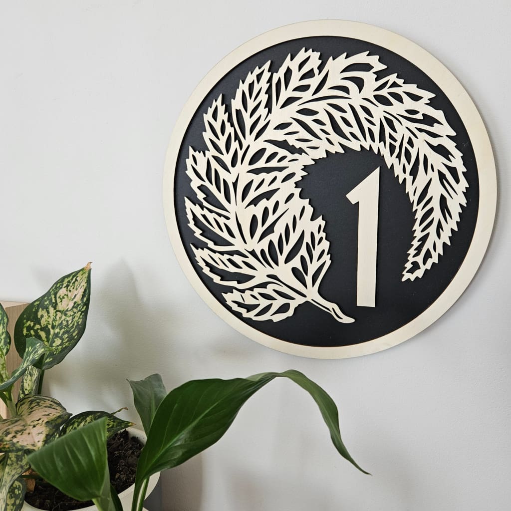 NZ One cent Coin Wall Art - Geometric Animals