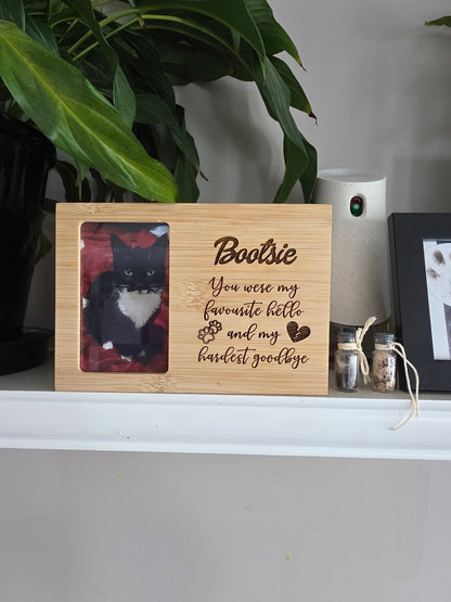 Pet Memorial - You Were My Favourite Hello And My Hardest Goodbye - Personalised.