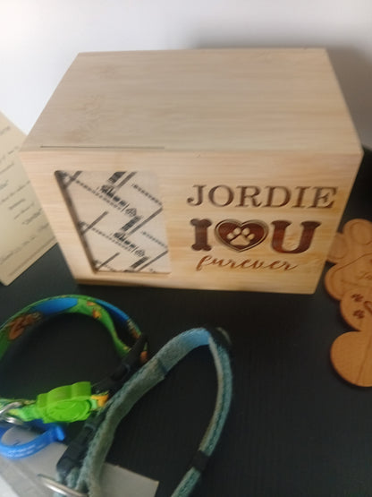 Pet Memorial - I Love You Furever - Personalised.