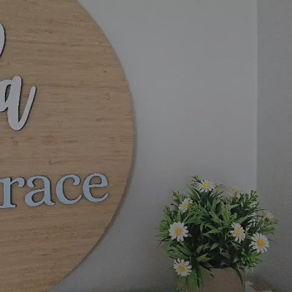 Two Names On Bamboo Circle