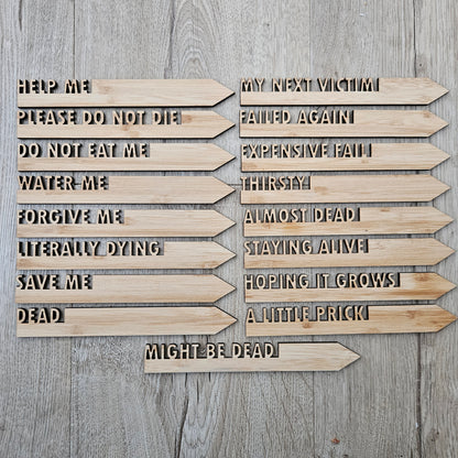 Funny Pot Plant Stakes