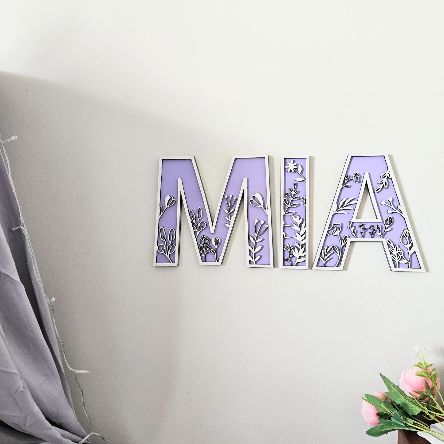 Wildflower Letters Large