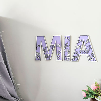 Wildflower Letters Large