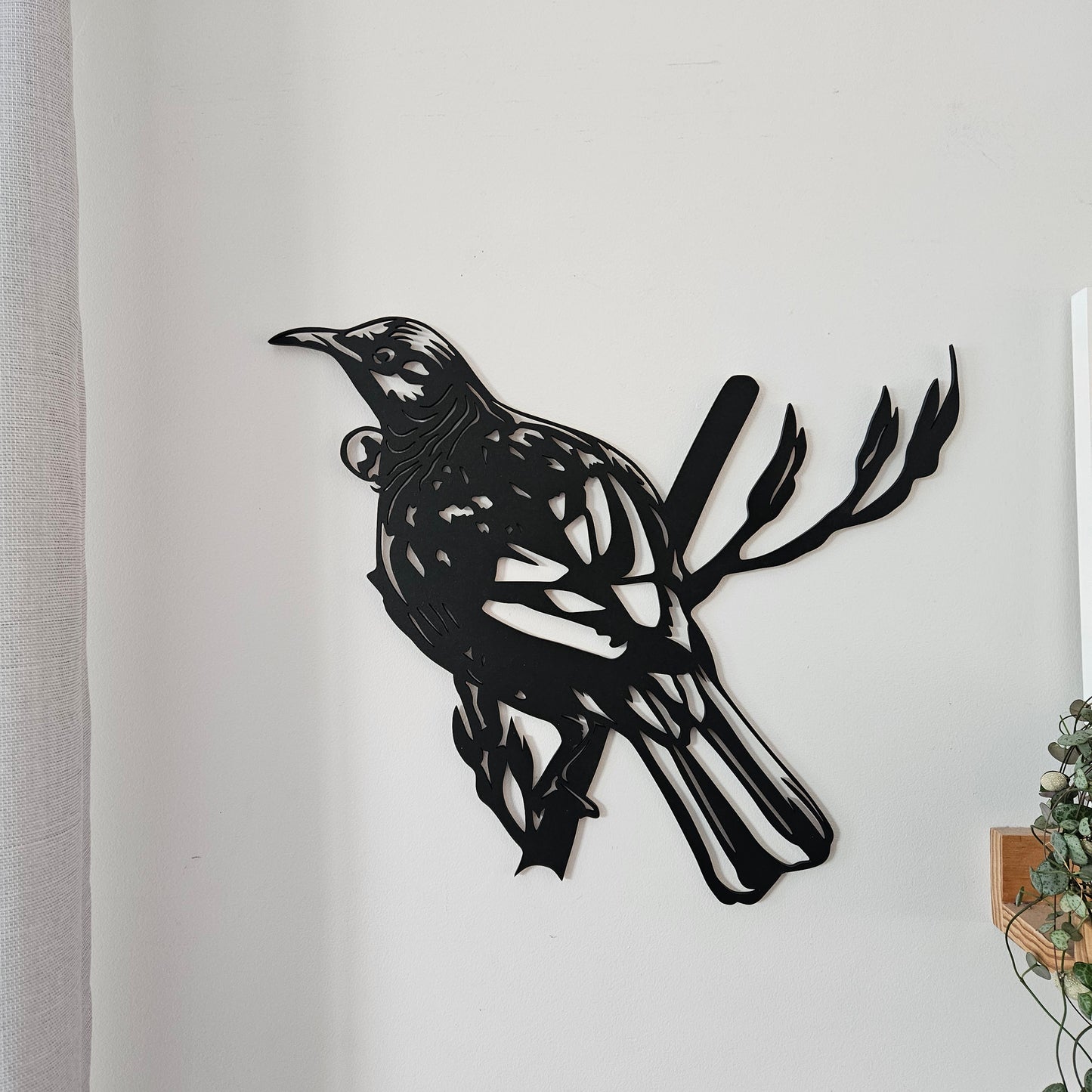Tui On Branch Wall Art