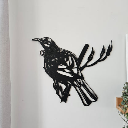 Tui On Branch Wall Art