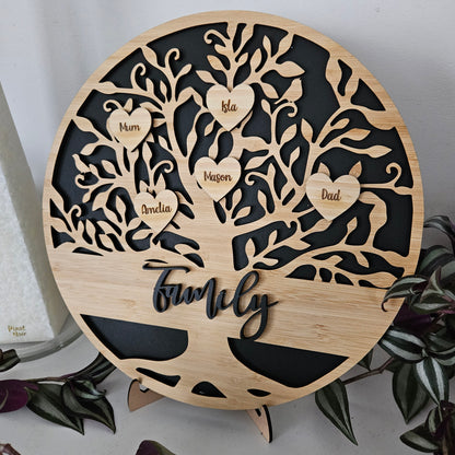 Personalised Family Tree Circle