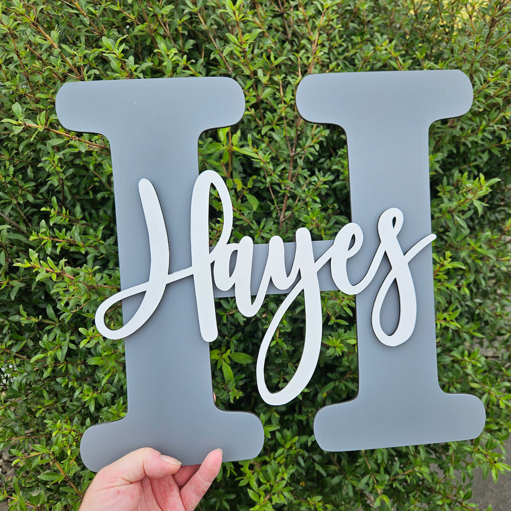 Monogram Two Layer
