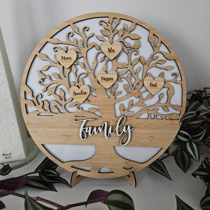 Personalised Family Tree Circle