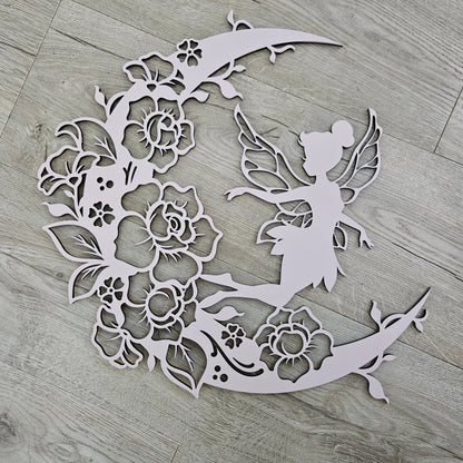 Fairy On Floral Moon