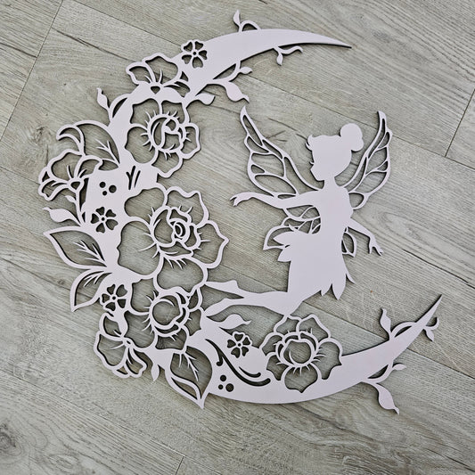 Fairy On Floral Moon