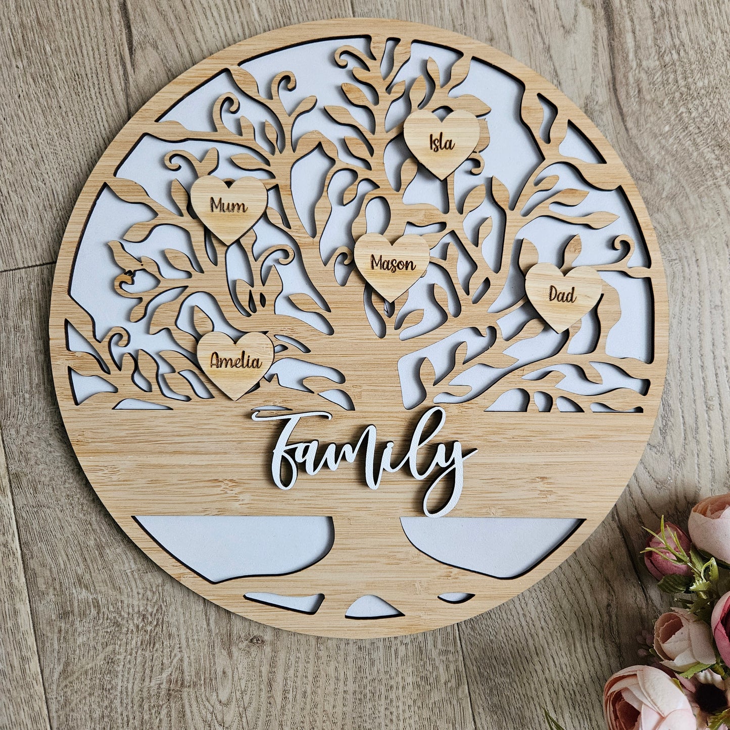 Personalised Family Tree Circle