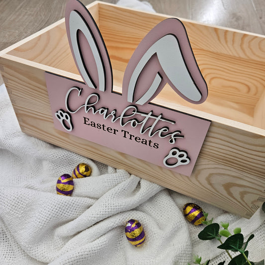 Personalised Bunny Easter Box