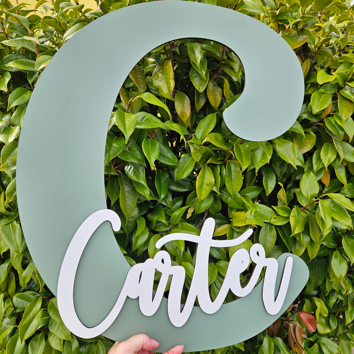 Monogram Two Layer