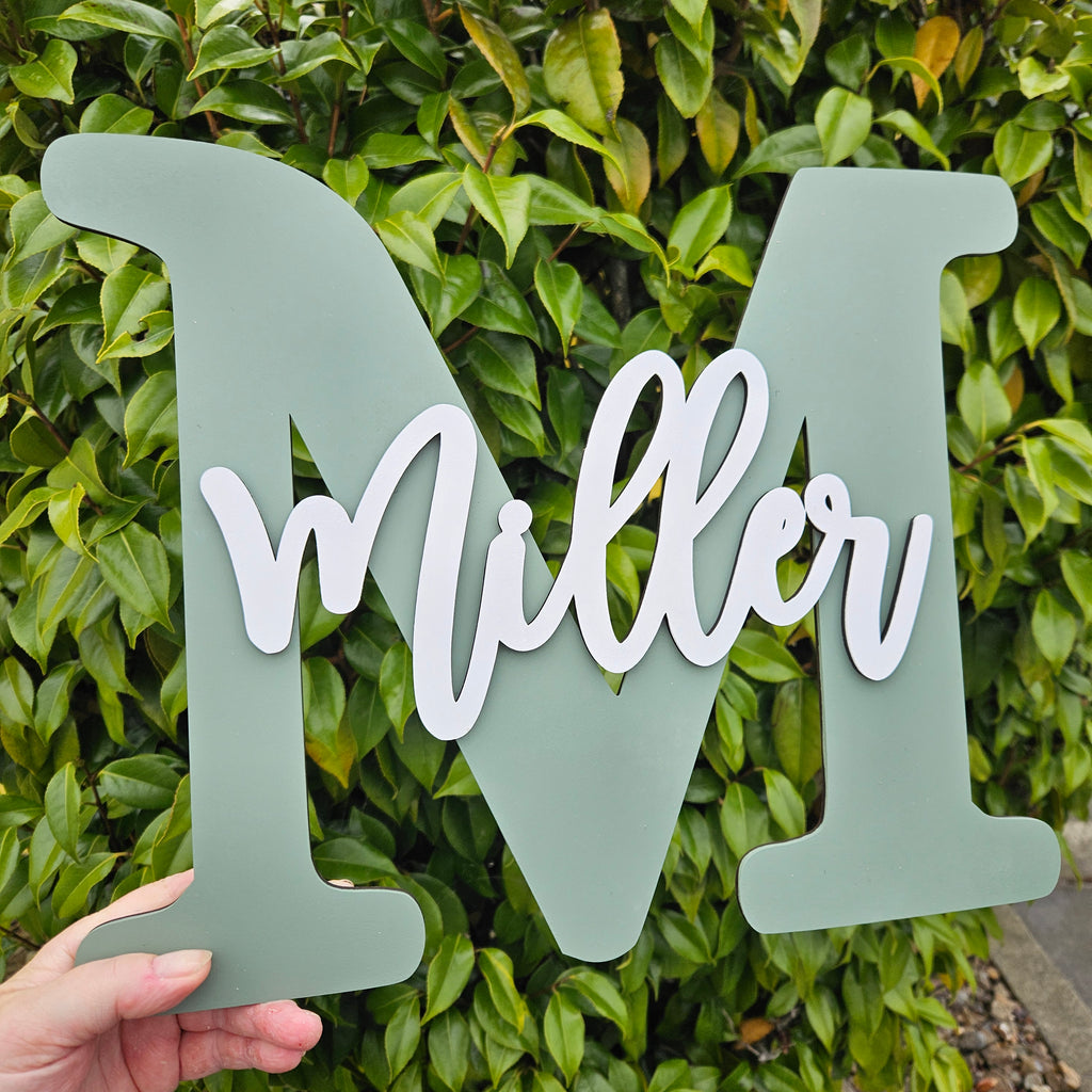Monogram Two Layer