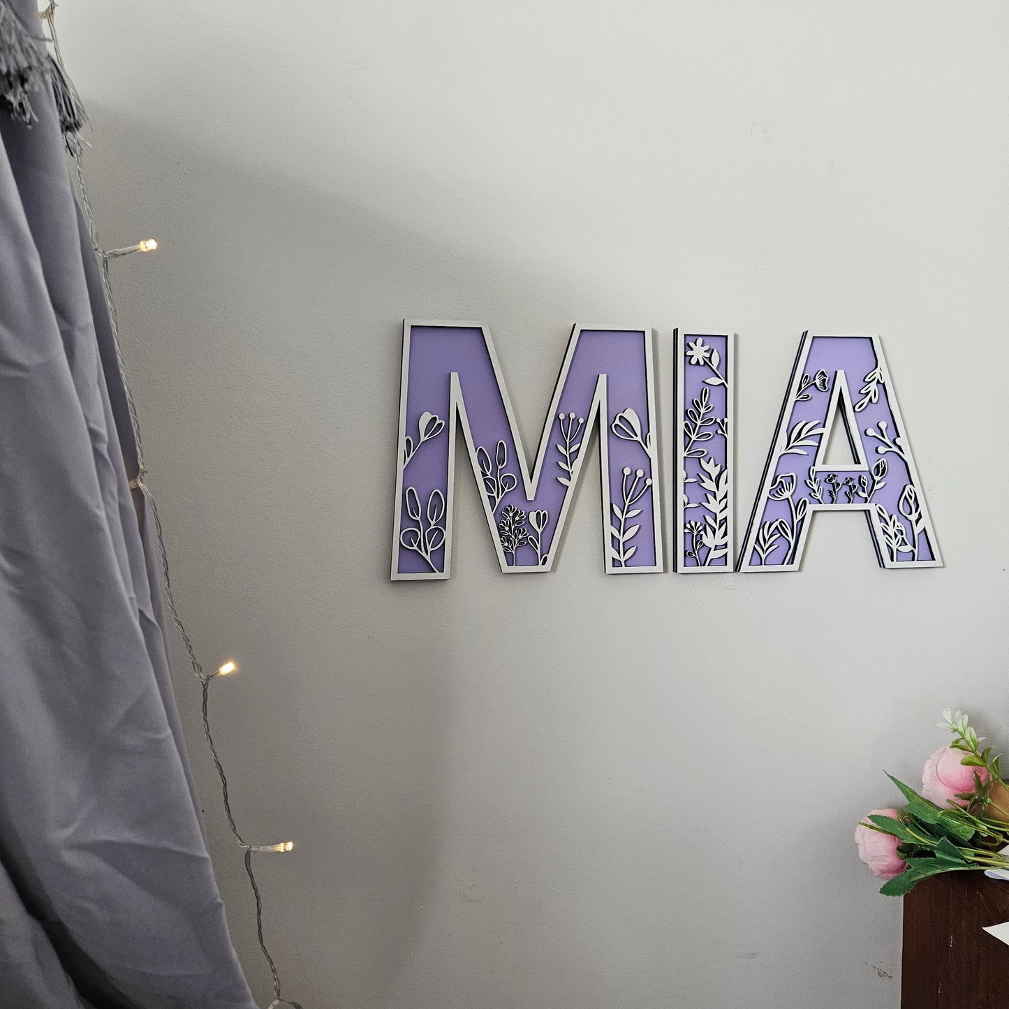 Wildflower Letters Large