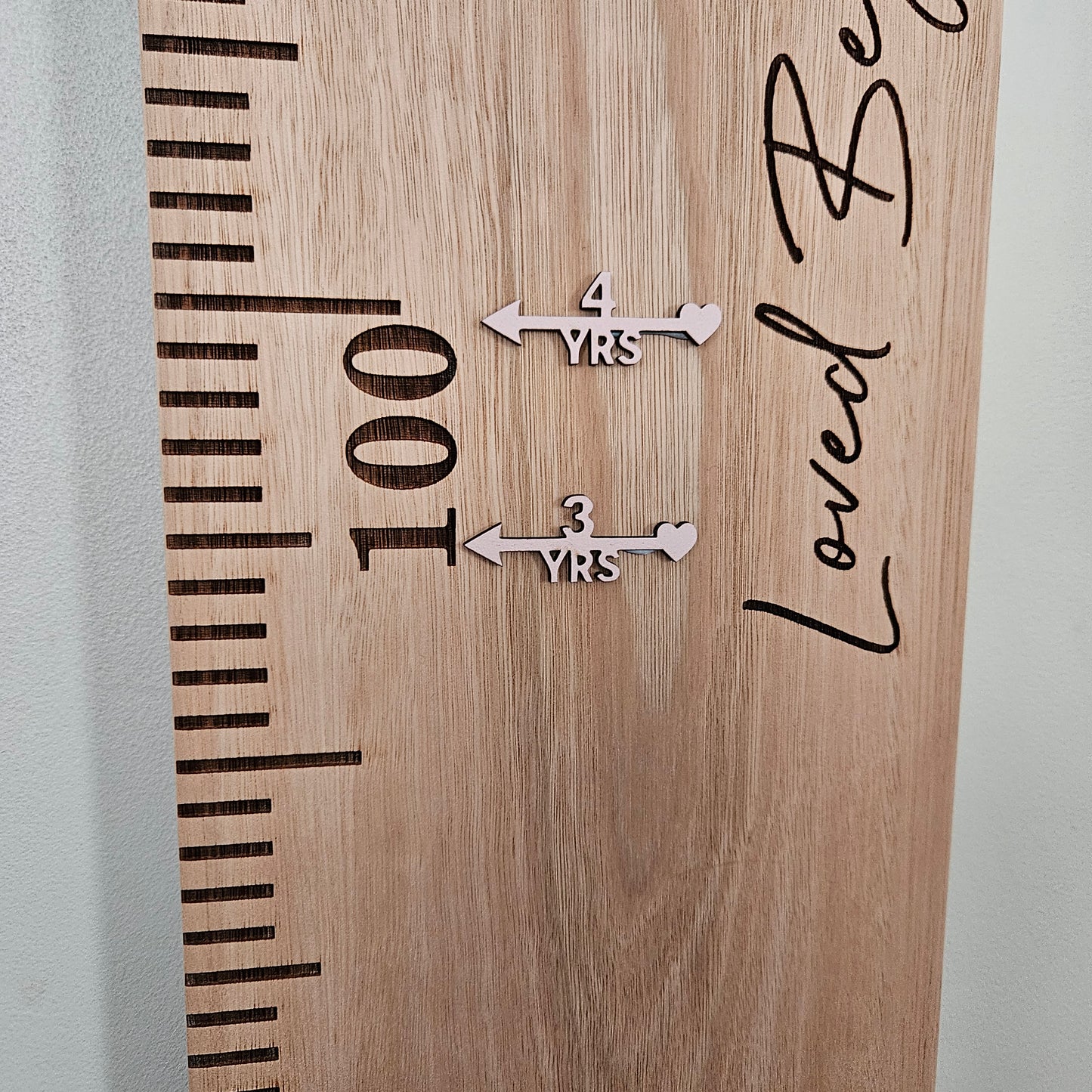 Height Chart Age Markers