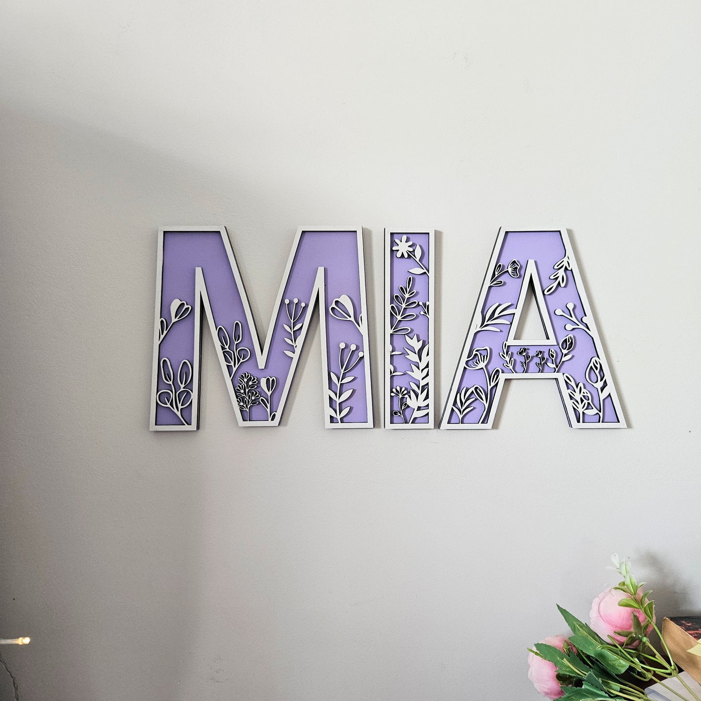 Wildflower Letters Large