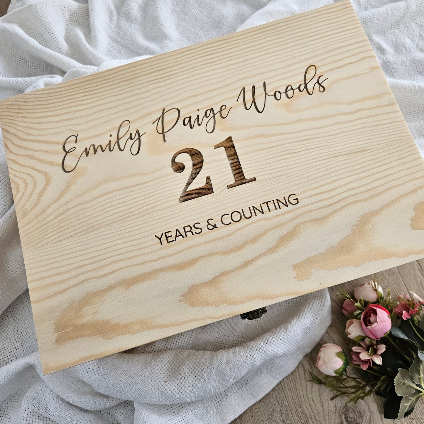 Personalised 21 Years Box