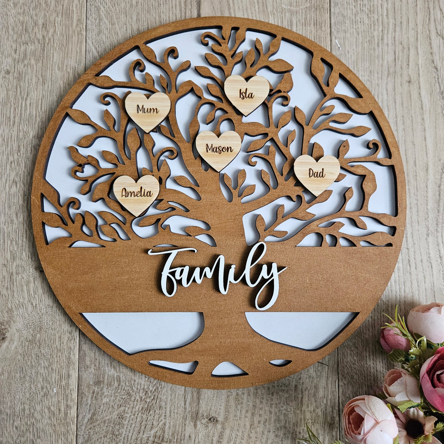 Personalised Family Tree Circle