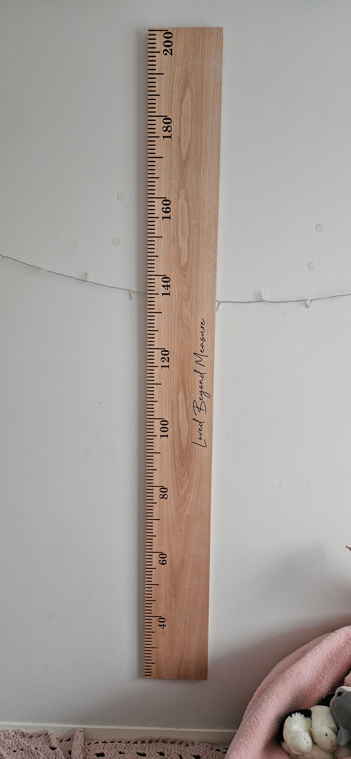 Eucalyptus Wooden Height Chart