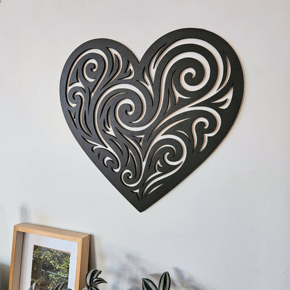 Koru Heart Wall Decor