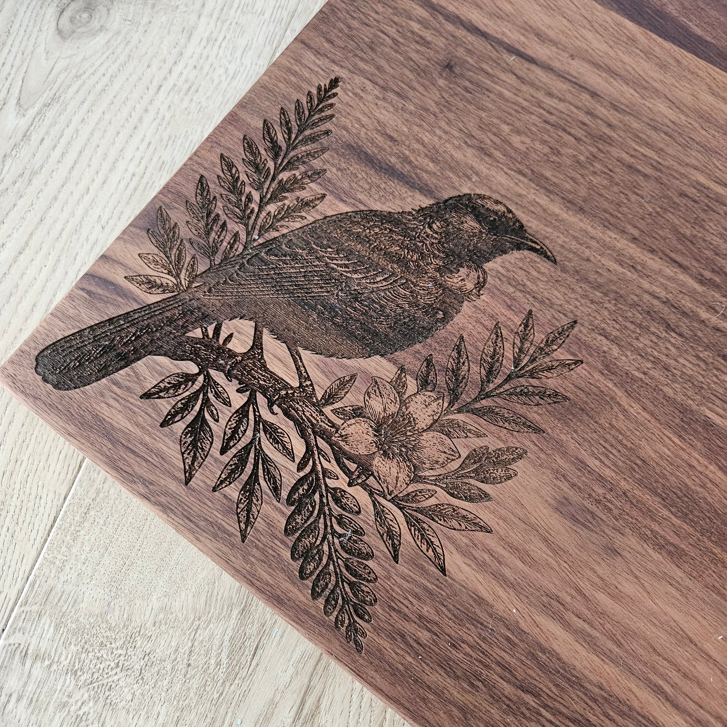 Tui On Branch Walnut Board