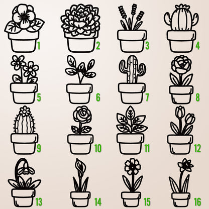 Pocket Pots – Mini Wall Art Collection