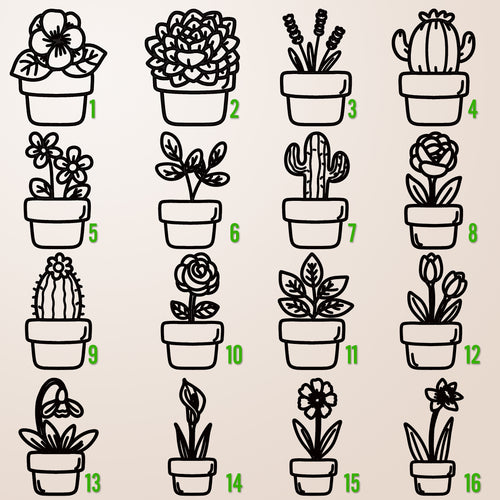 Pocket Pots – Mini Wall Art Collection