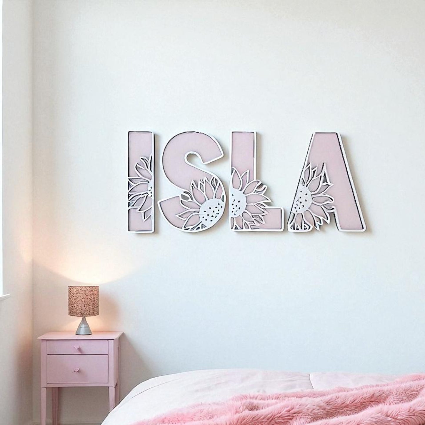 Sunflower Letters Large