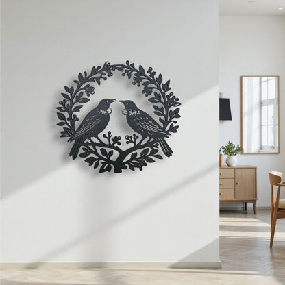 Tui Wreath Wall Art